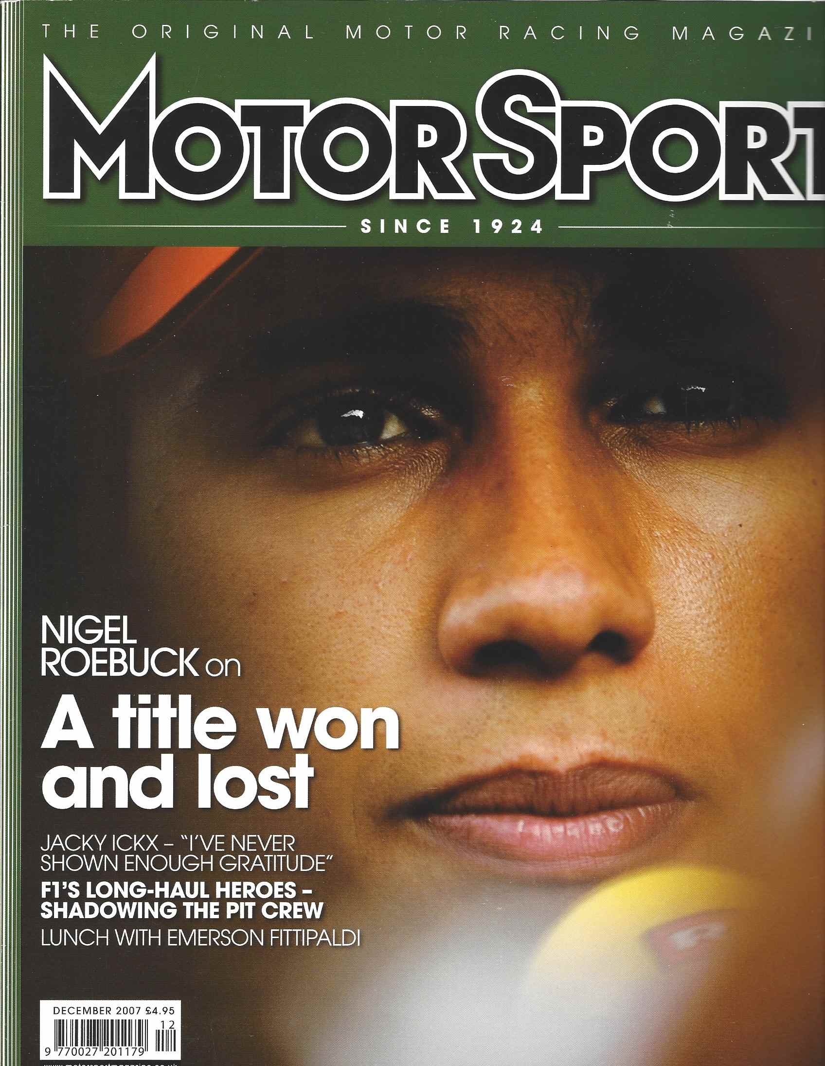 A cover of The Original Motor Racing Magazine