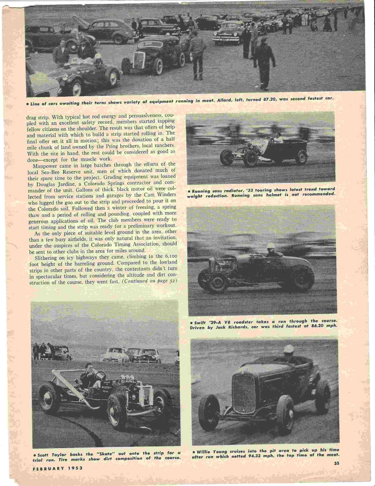 An Article about vintage cars and model numbers